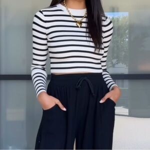 Shop Talulah Striped Crop Top